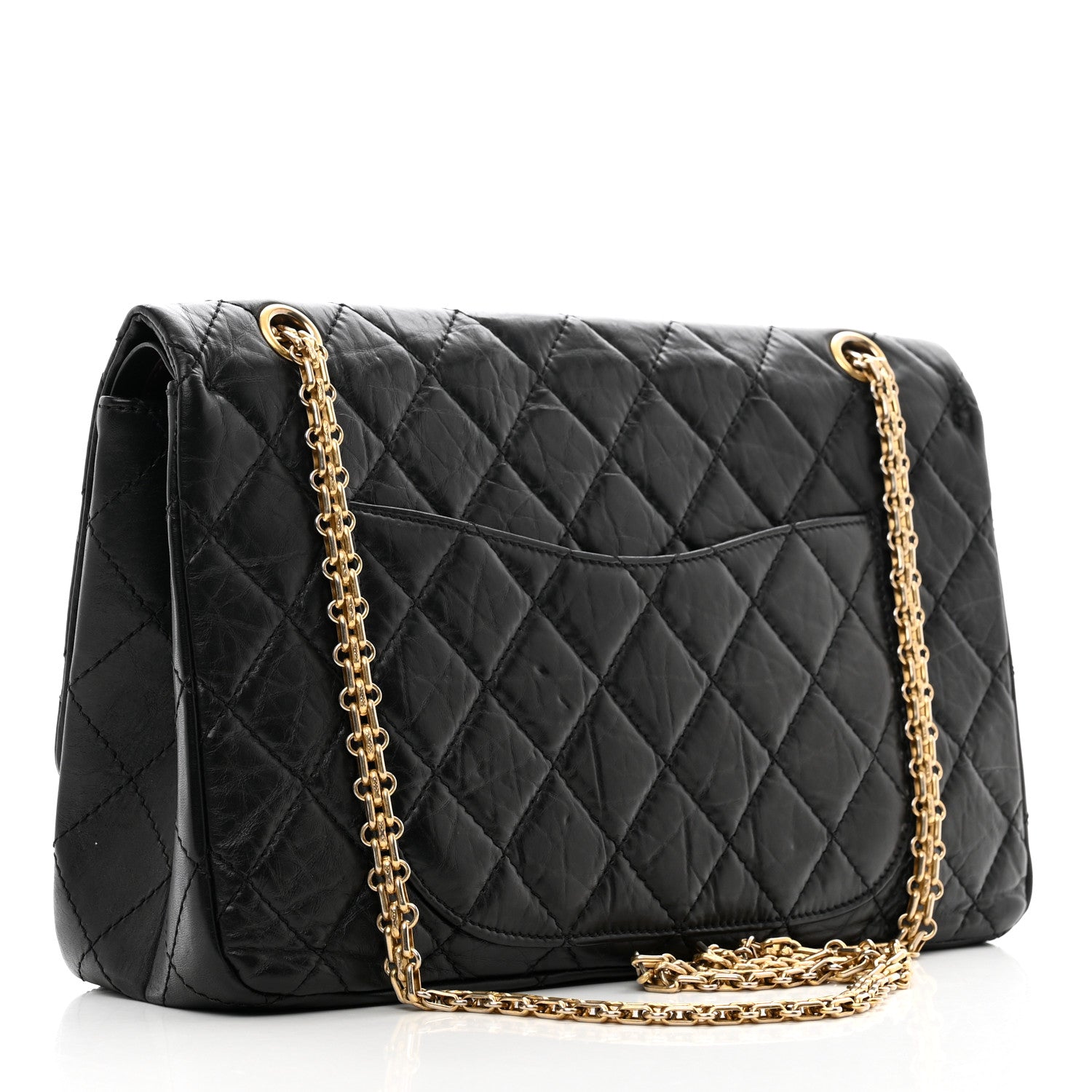Chanel Aged Calfskin Quilted 2.55 Reissue 227 Flap Black 3 of 11