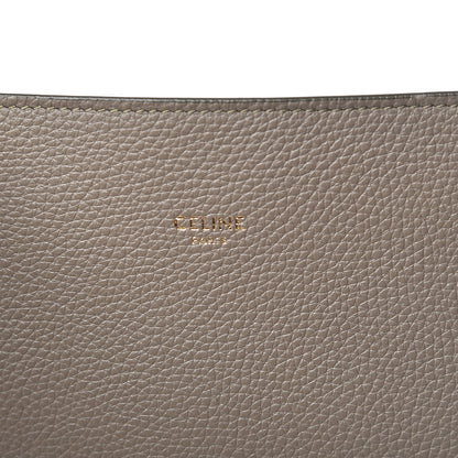 Celine Soft Grained Calfskin Small Belt Cabas Phantom Taupe 11 of 12