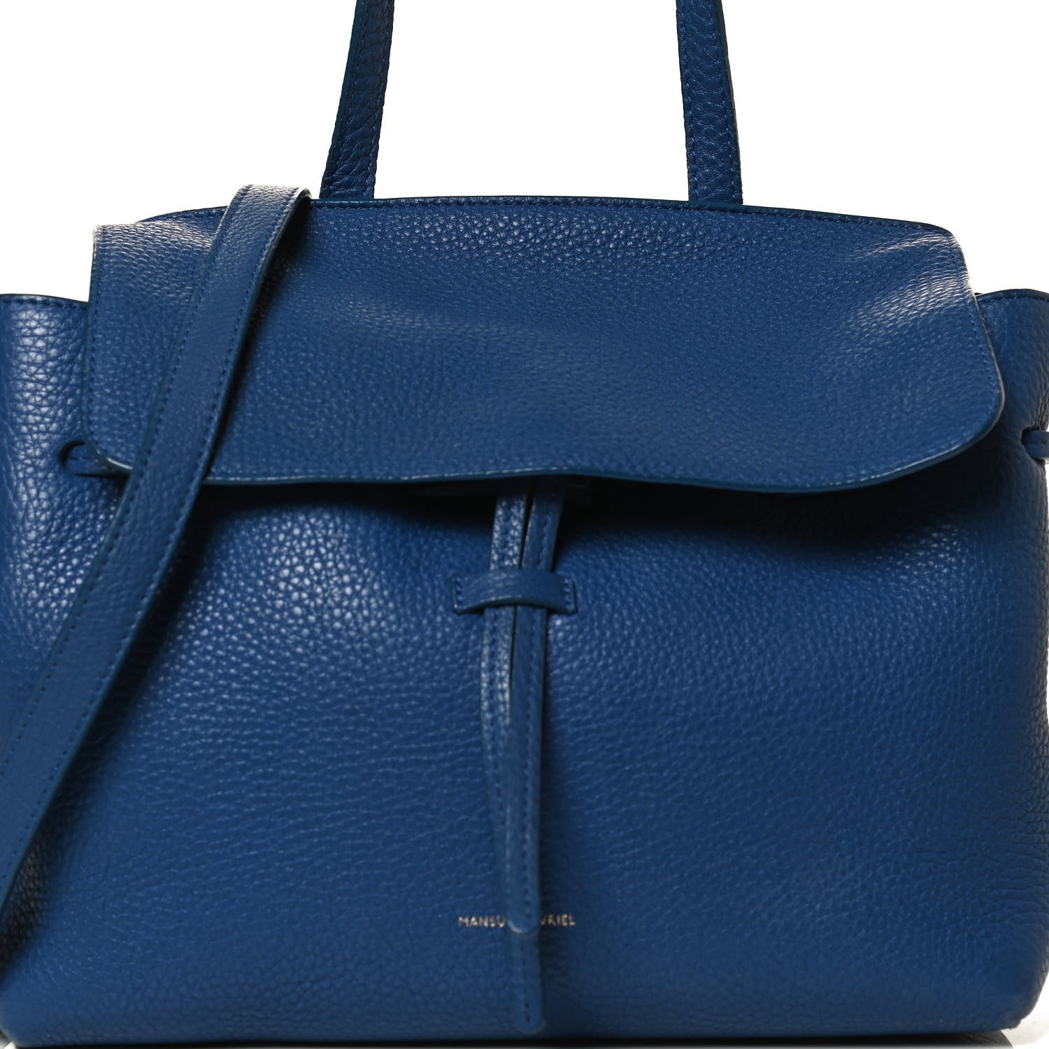 Mansur Gavriel Grained Calfskin Mini Lady Blue 7 of 14