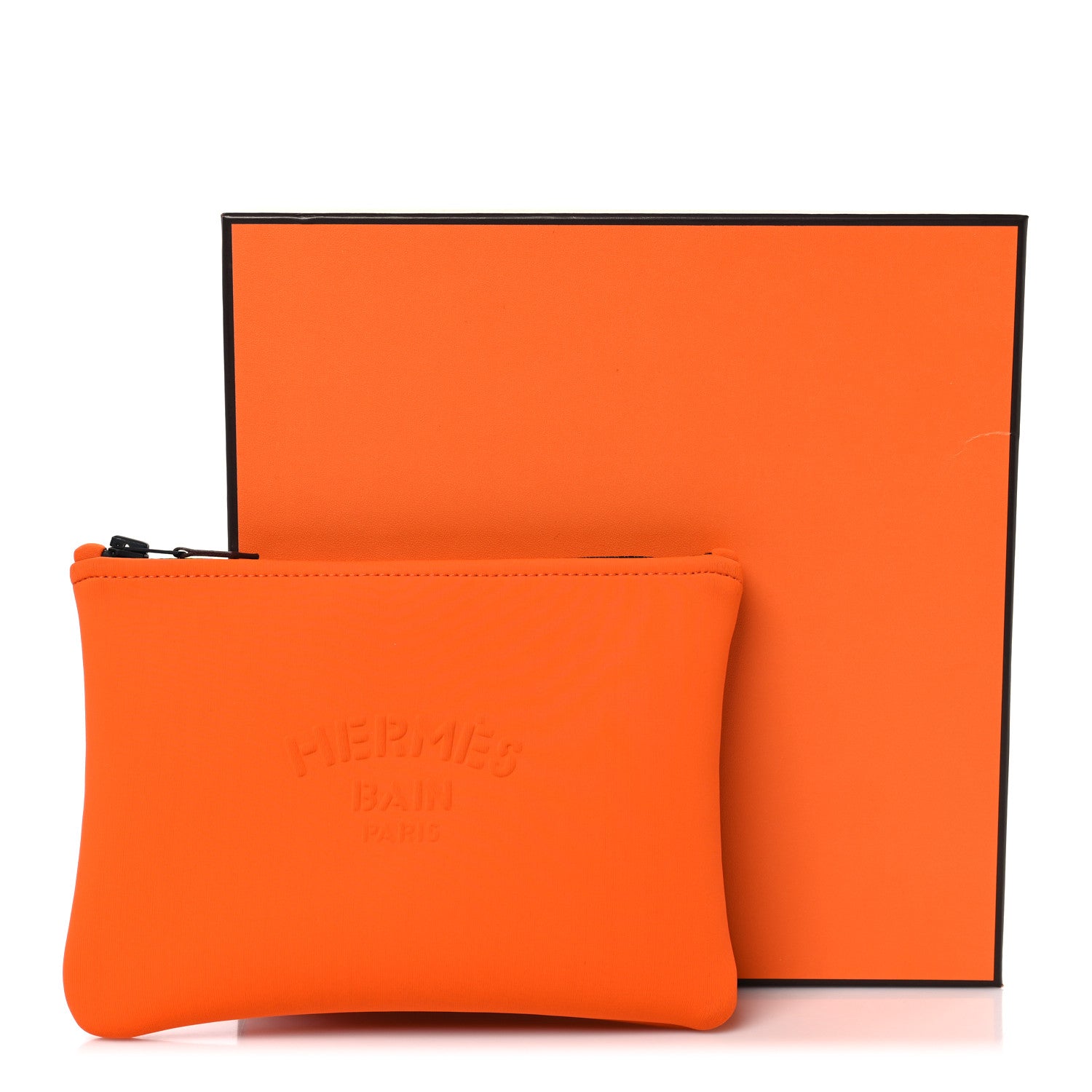 Hermes Neoprene Small Neobain Case Orange 1781124 – FASHIONPHILE