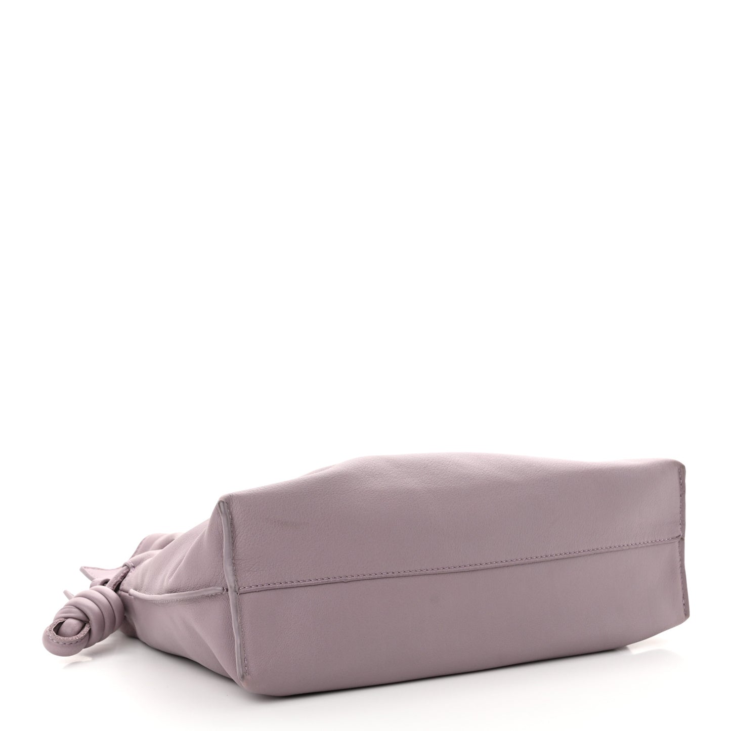Nappa Medium Flamenco Knot Bag Aubergine Glaze