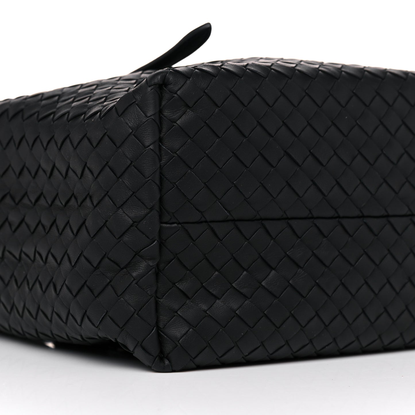 Nappa Intrecciato Mini Cesta Tote Black