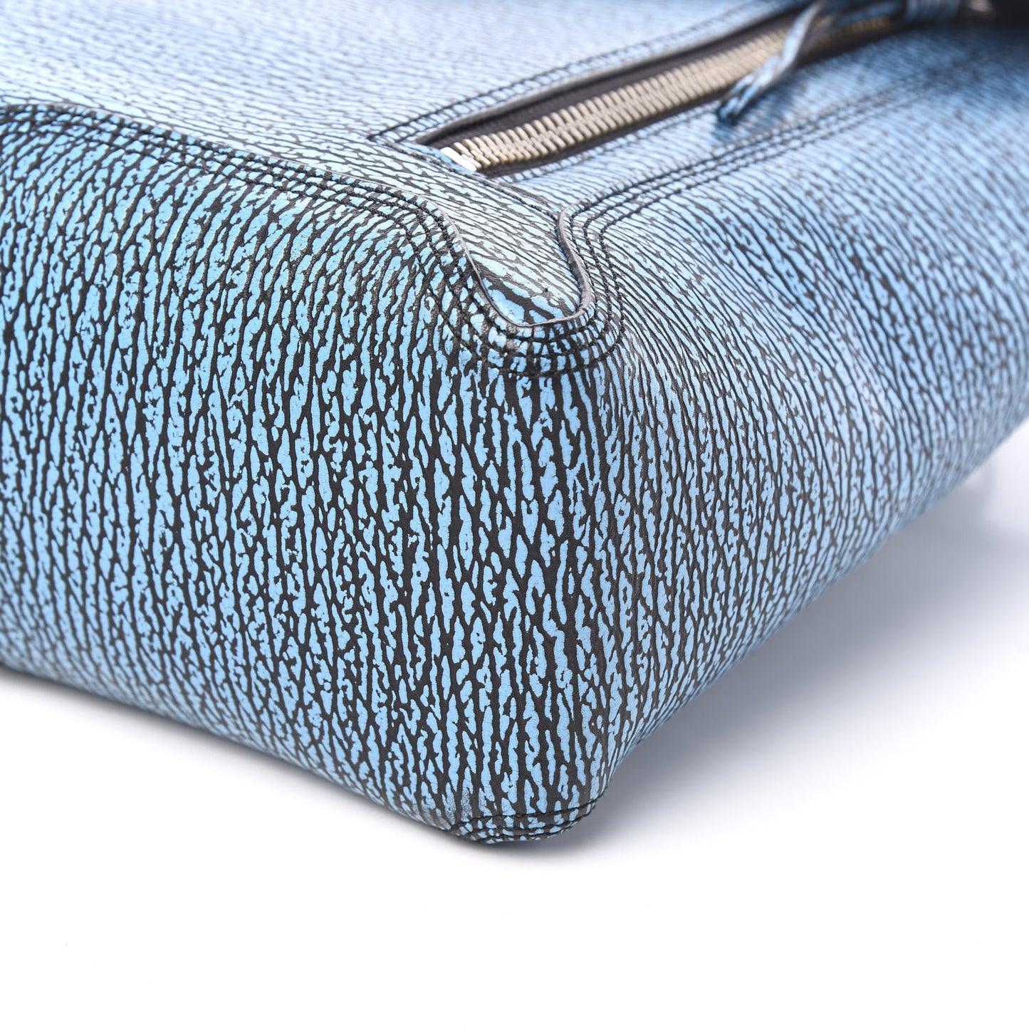 3.1 Textured Calfskin Pashli Backpack Black Blue