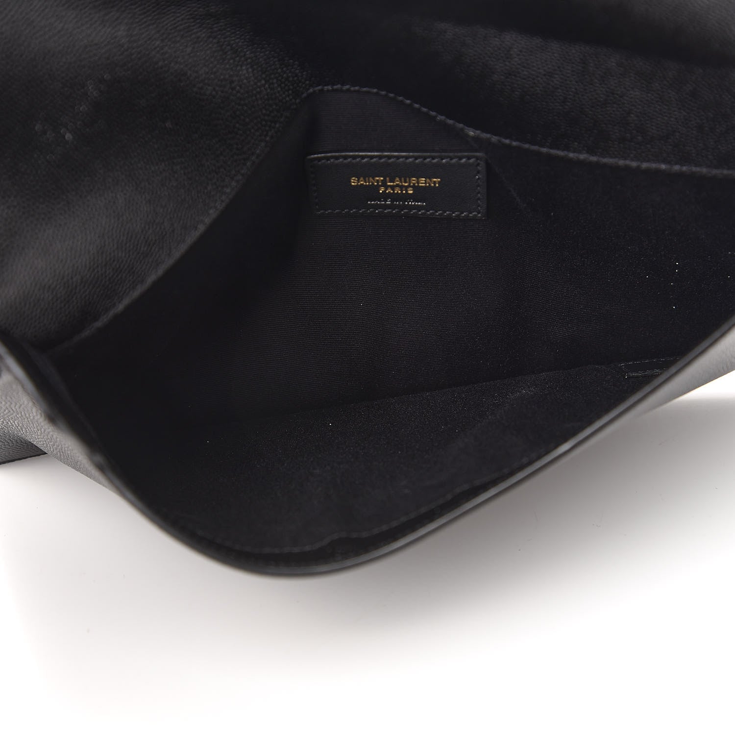 Saint Laurent Grain De Poudre Uptown Pouch Black 4 of 6
