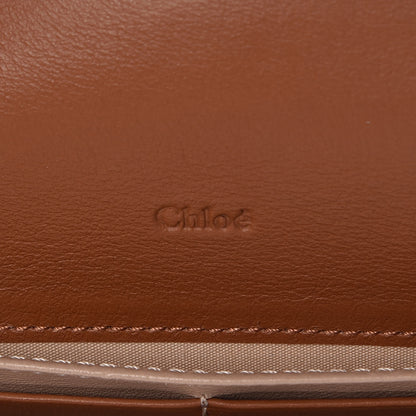Chloe Grained Smooth Calfskin Small Indy Long Wallet Caramel 6 of 8