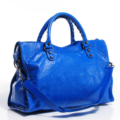 Balenciaga Agneau Classic Hardware City Bleu Lazuli 8 of 14