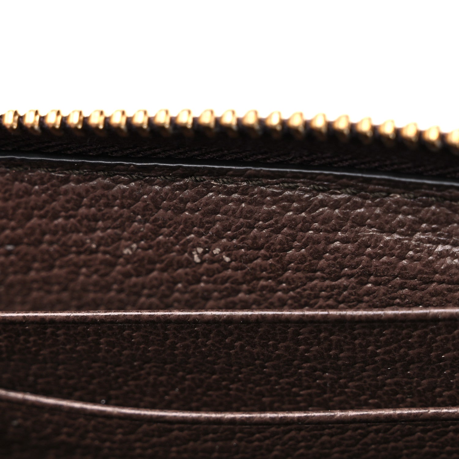 Gucci GG Supreme Monogram Web Ophidia Zip Around Wallet Brown 7 of 9