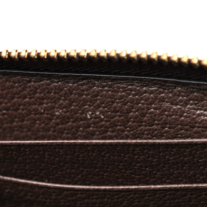 Gucci GG Supreme Monogram Web Ophidia Zip Around Wallet Brown 7 of 9