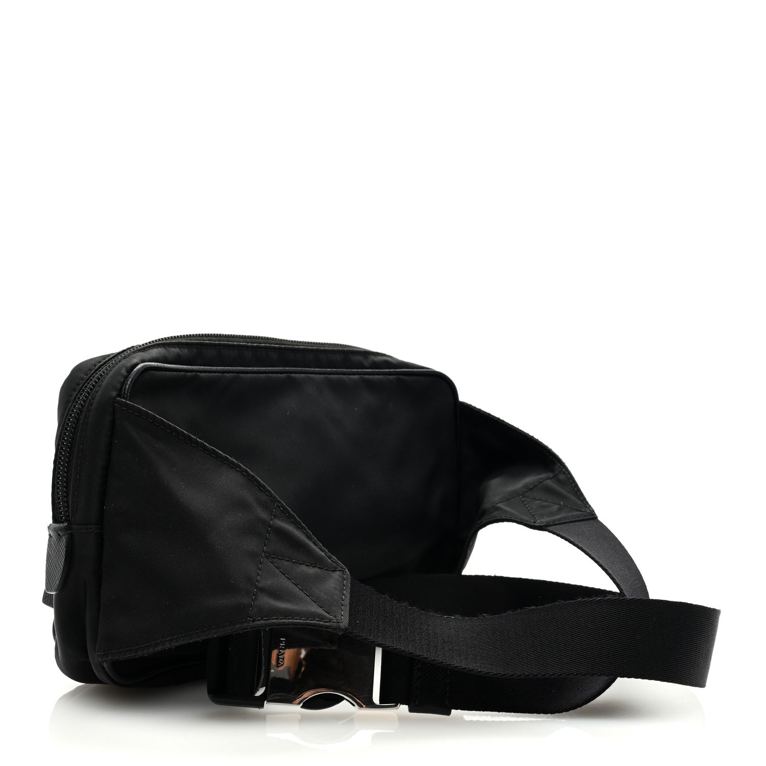 Prada Re-Nylon Saffiano Belt Bag Black Black 3 of 8