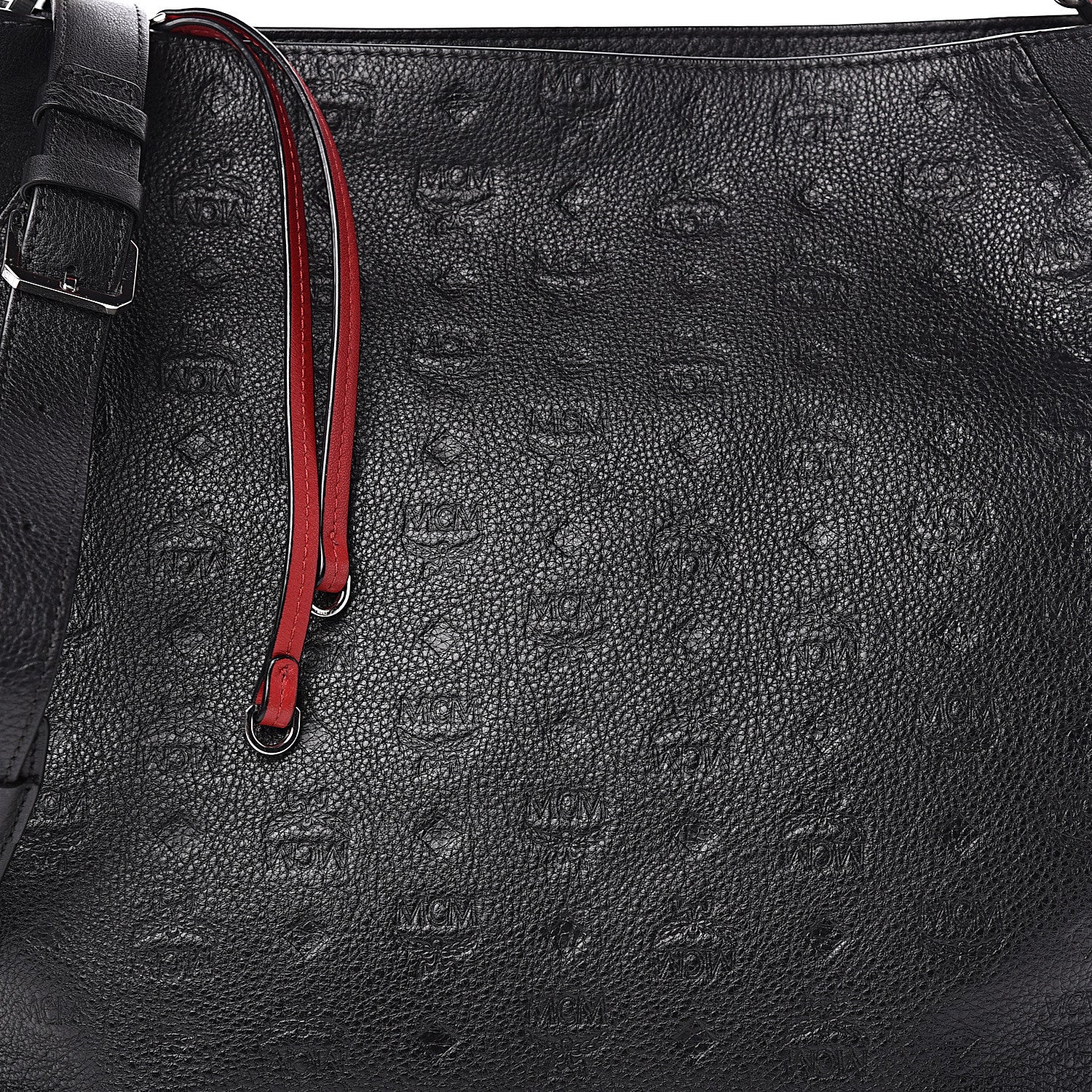 MCM Calfskin Ottomar Large Klara Hobo Black 7 of 9
