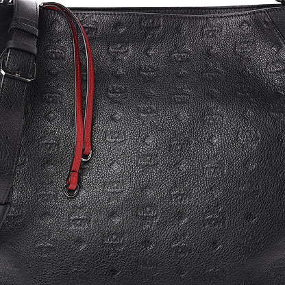 MCM Calfskin Ottomar Large Klara Hobo Black 7 of 9