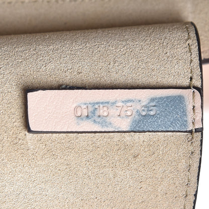 Chloe Suede Calfskin Mini Faye Shoulder Bag Cement Pink 7 of 8