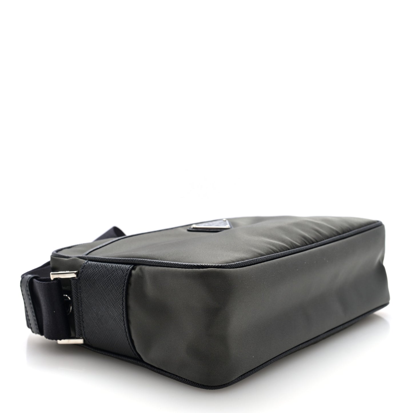 Re-Nylon Saffiano Shoulder Bag Forest Green