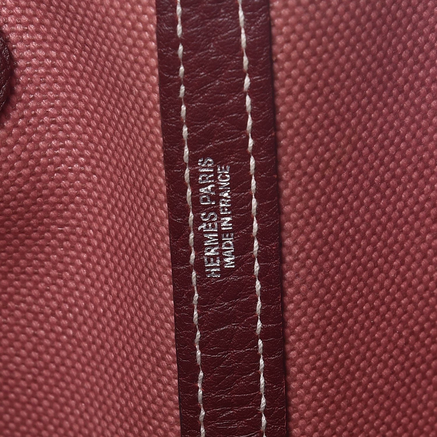 Hermes Buffle Skipper Toile Garden Party 39 Rouge H 6 of 8