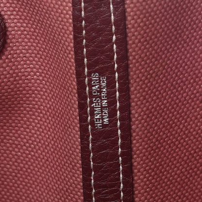 Hermes Buffle Skipper Toile Garden Party 39 Rouge H 6 of 8