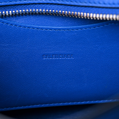 Balenciaga Smooth Calfskin Neo Classic Silver Hardware Mini City Bleu 6 of 13