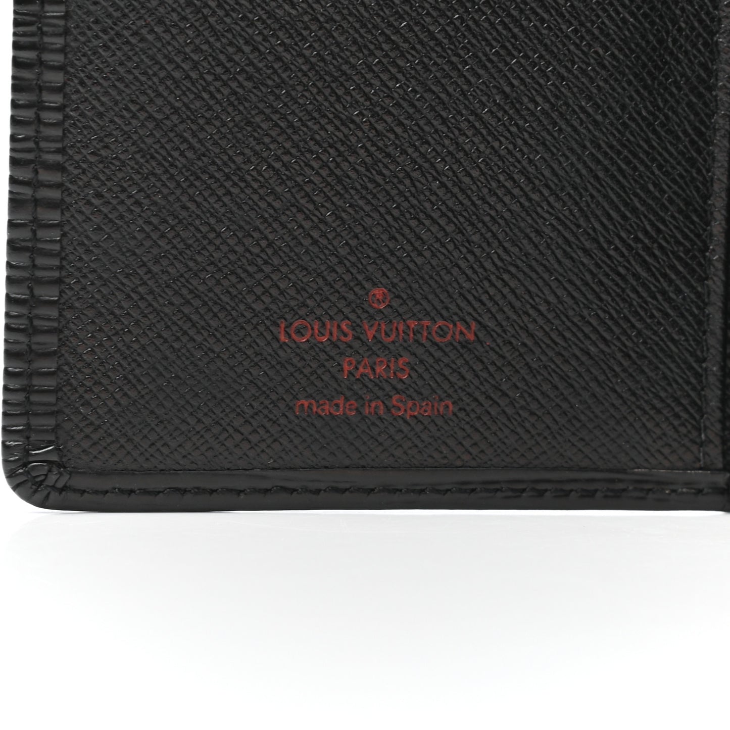 Epi Checkbook Organizer Wallet Black