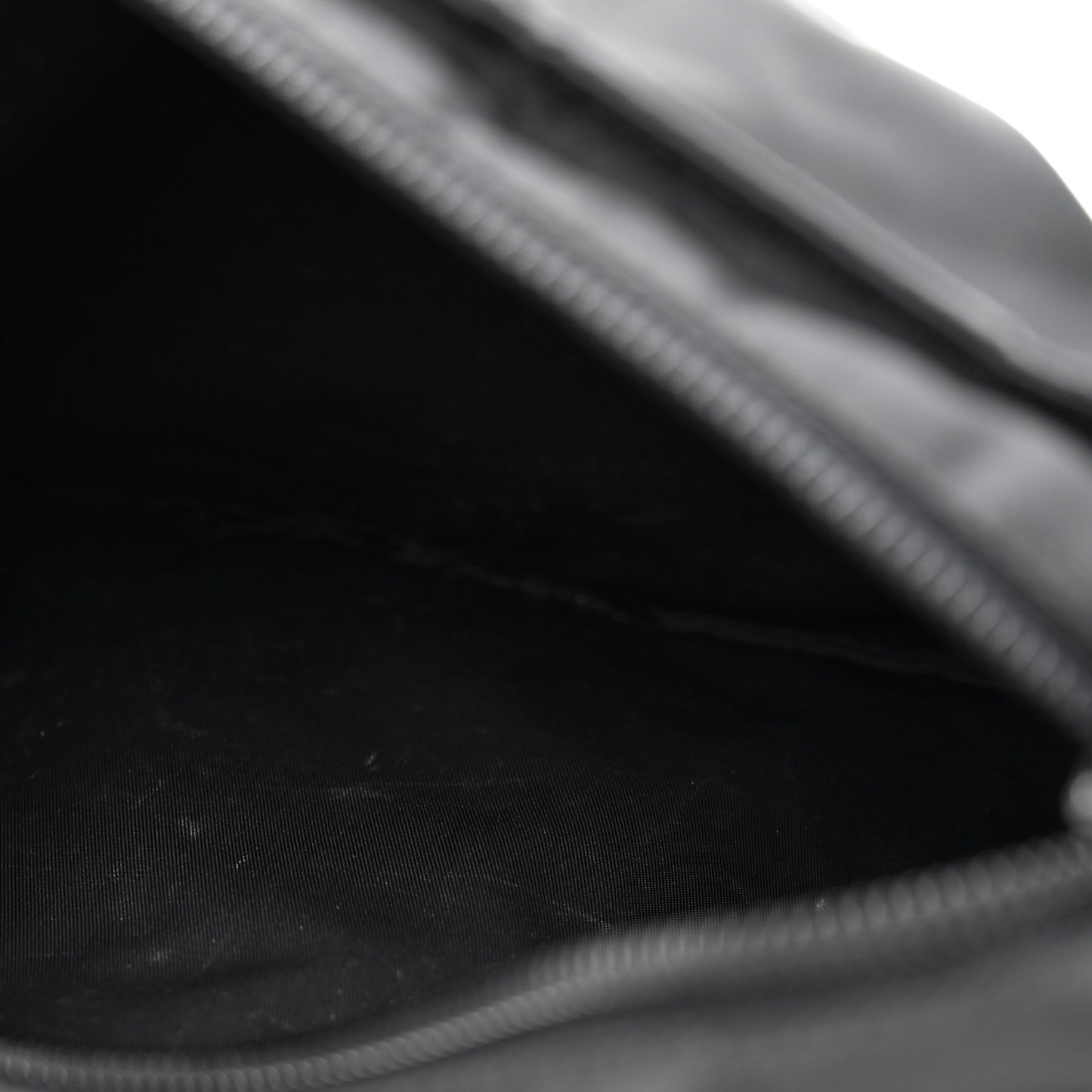 Nylon Vela Flat Messenger Bag Black