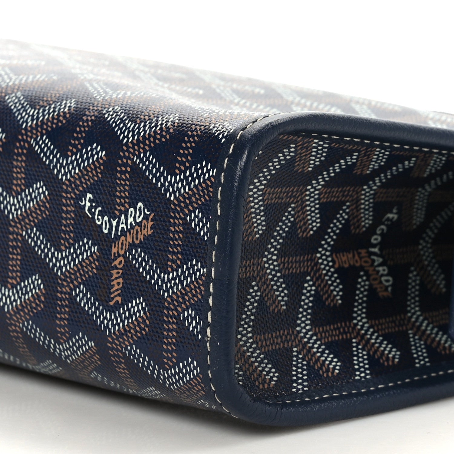 Goyard Goyardine Jouvence Toiletry Pouch Navy 9 of 9