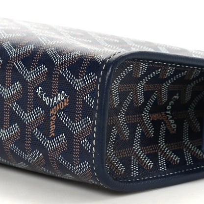 Goyard Goyardine Jouvence Toiletry Pouch Navy 9 of 9