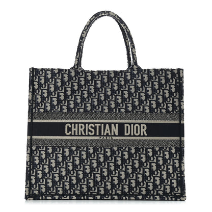 Christian Dior Oblique Book Tote Blue Multicolor 1 of 9
