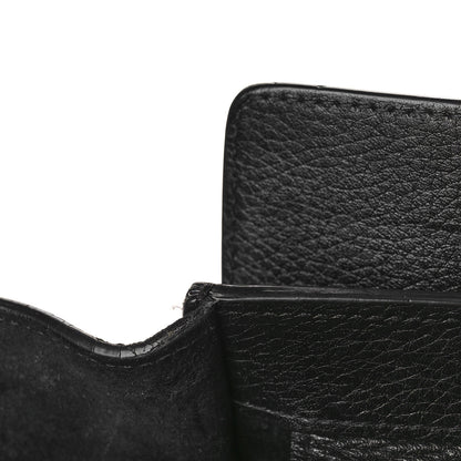 Celine Drummed Calfskin Mini Luggage Black 13 of 14