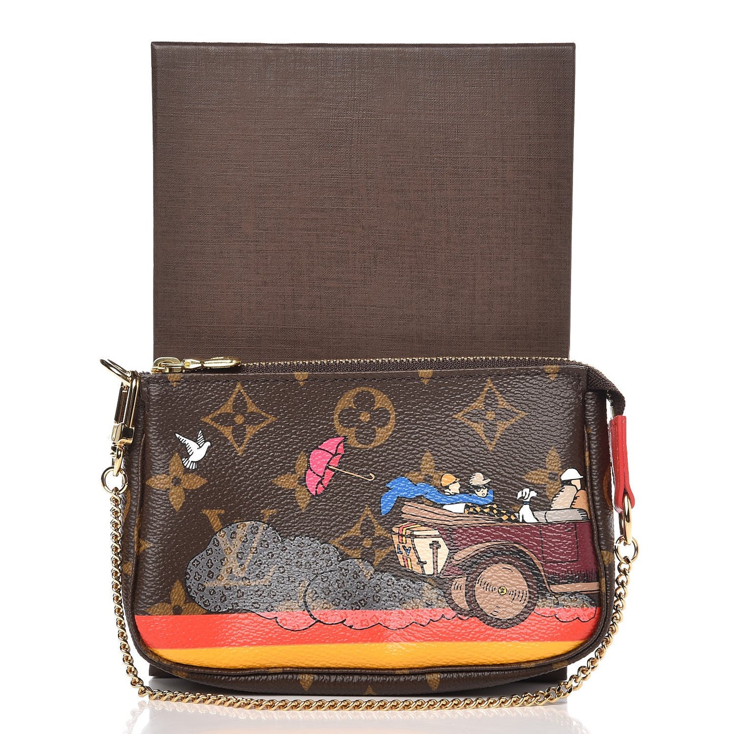 Monogram 2015 Christmas Animation Mini Pochette Accessories