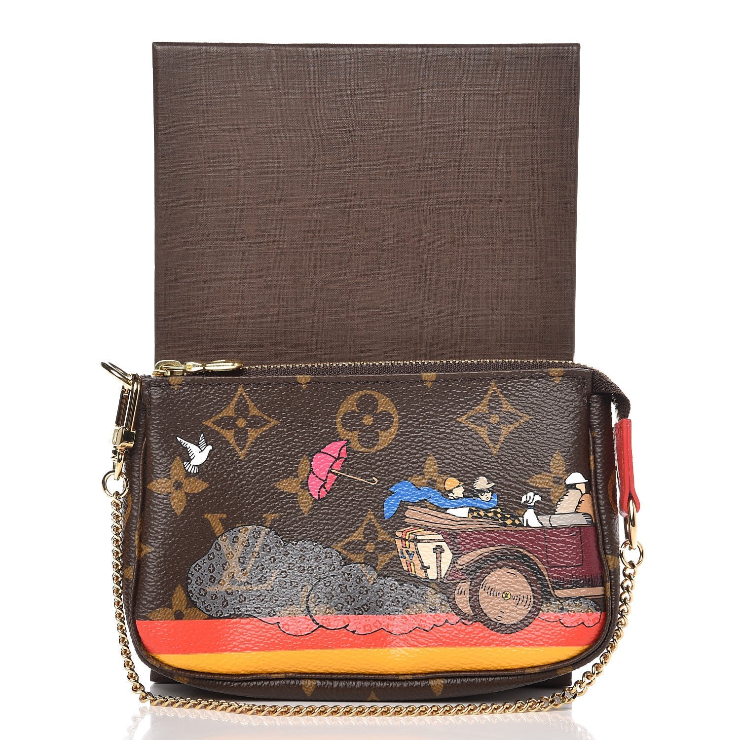 Louis Vuitton Monogram 2015 Christmas Animation Mini Pochette Accessories 8 of 8