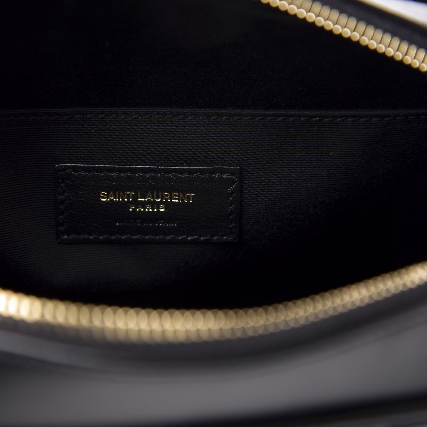 Calfskin Matelasse Monogram Lou Camera Bag Black
