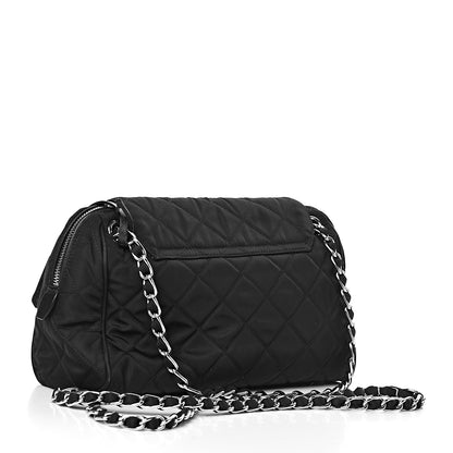 Prada Nylon Tessuto Impuntu Quilted Flap Black 3 of 11