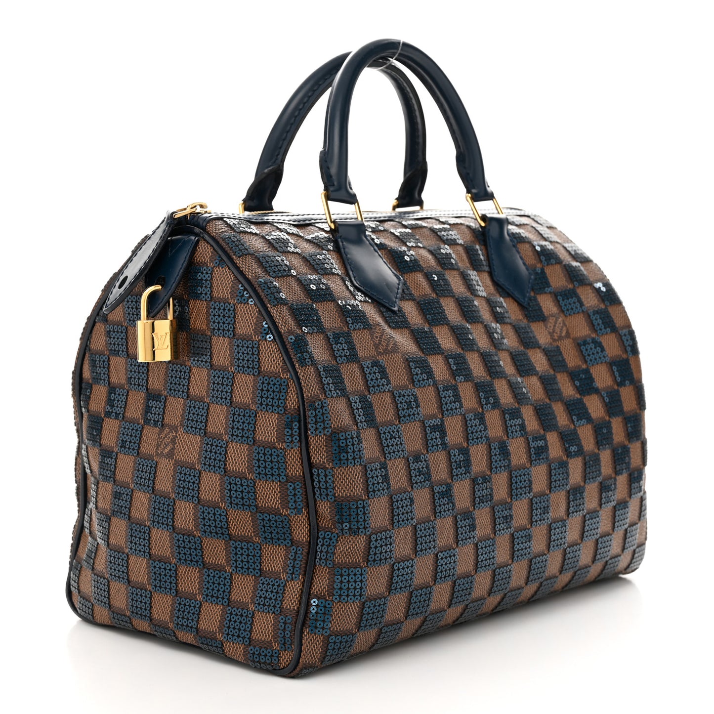 Damier Paillettes Speedy 30 Blue