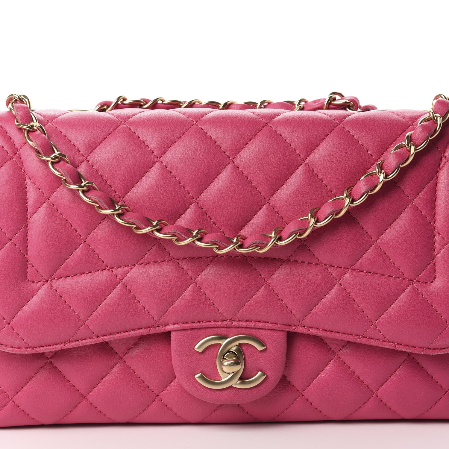 Chanel Lambskin Quilted Medium Mademoiselle Chic Flap Pink 18 of 19