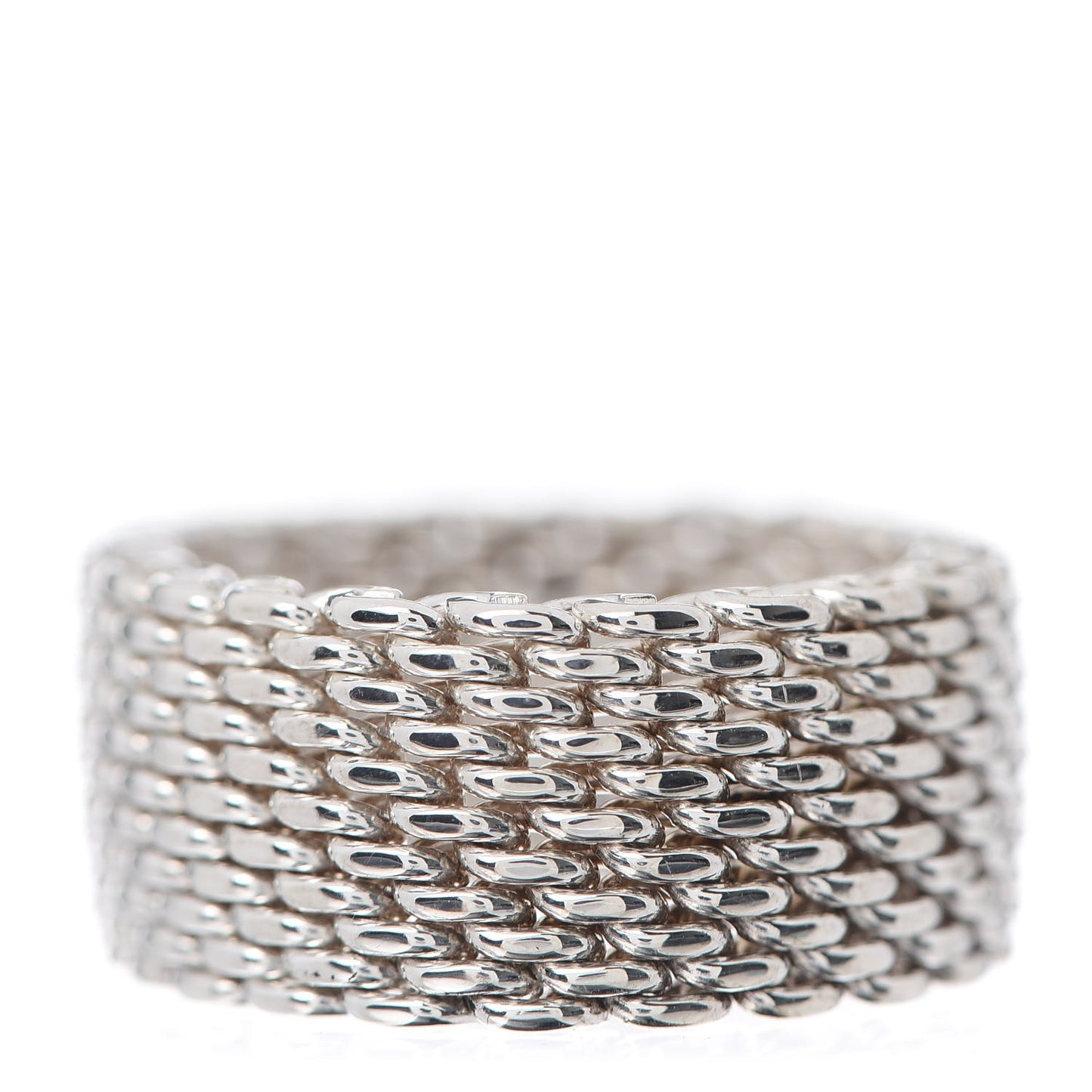Sterling Silver Somerset Mesh Ring 60 9