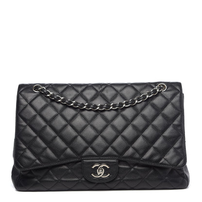 Chanel Caviar Quilted Maxi Single Flap Black 1 of 13