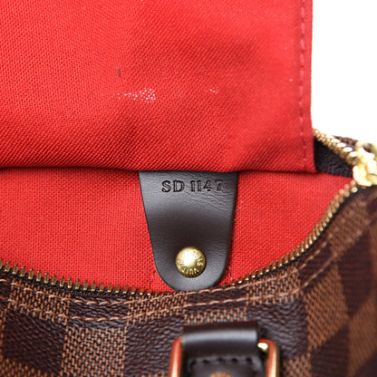 Louis Vuitton Damier Ebene Speedy Bandouliere 25 7 of 11