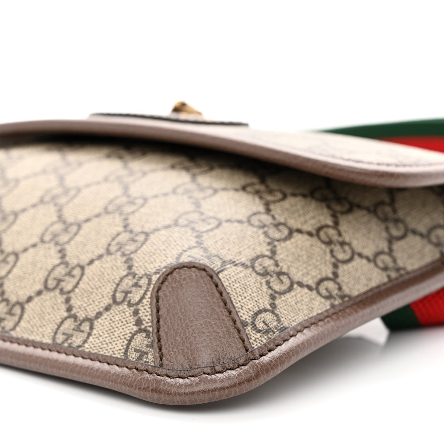 Gucci GG Supreme Monogram Neo Vintage Web Belt Bag Brown 10 of 10