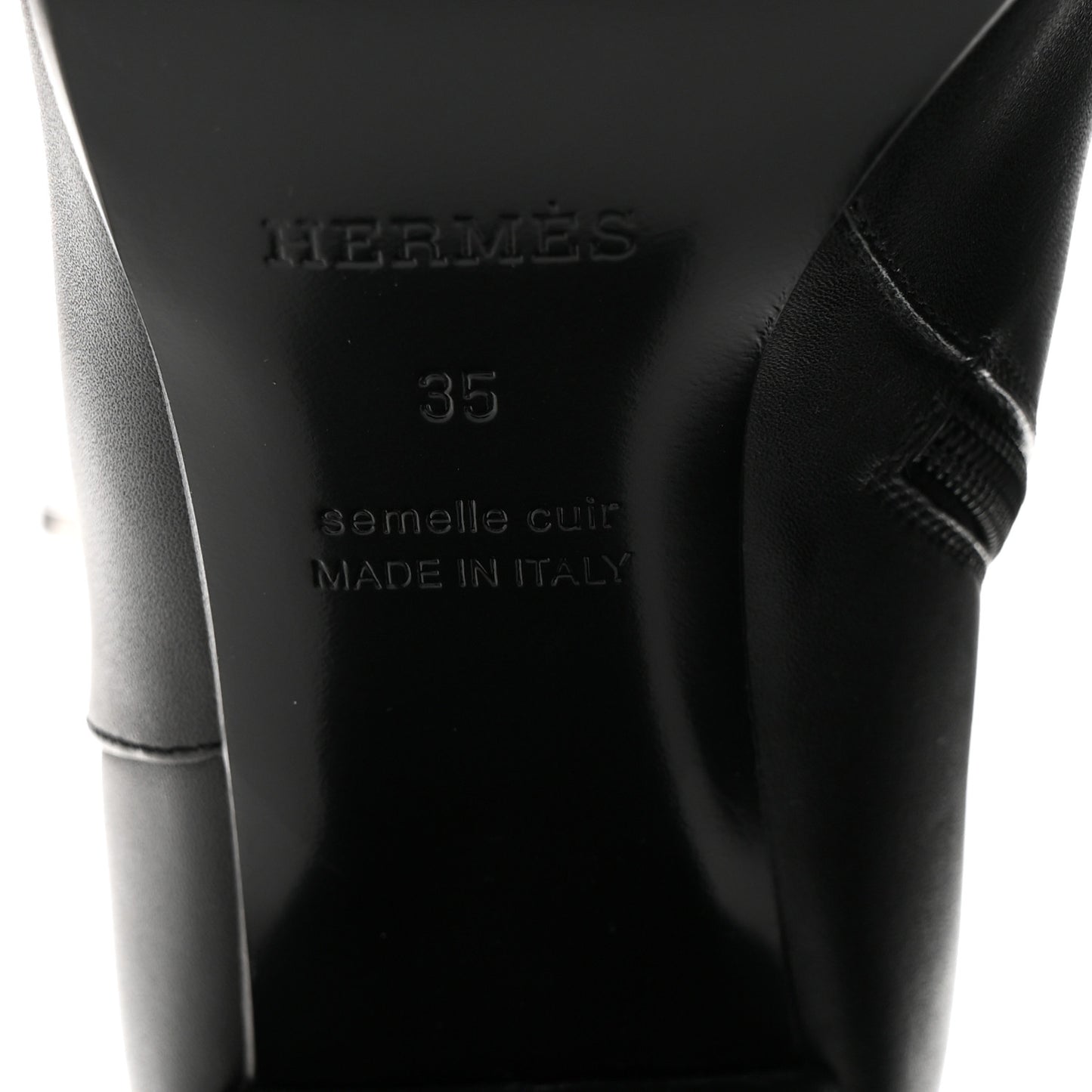 Calfskin Saint Germain Ankle Boots 35 Black