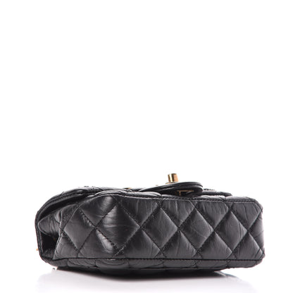 Chanel Aged Calfskin Quilted Extra Mini Medallion Flap Black 4 of 10