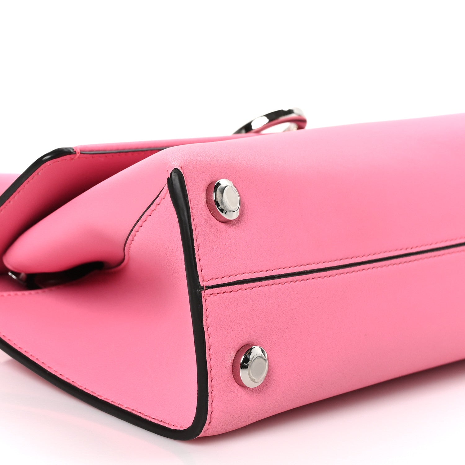 Salvatore Ferragamo SALVATORE FERRAGAMO Calfskin Trifolio Swing Bag Peonia 8 of 9