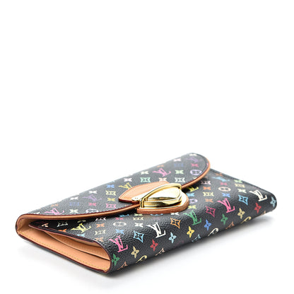Louis Vuitton Monogram Multicolor Eugenie Wallet Black 3 of 9