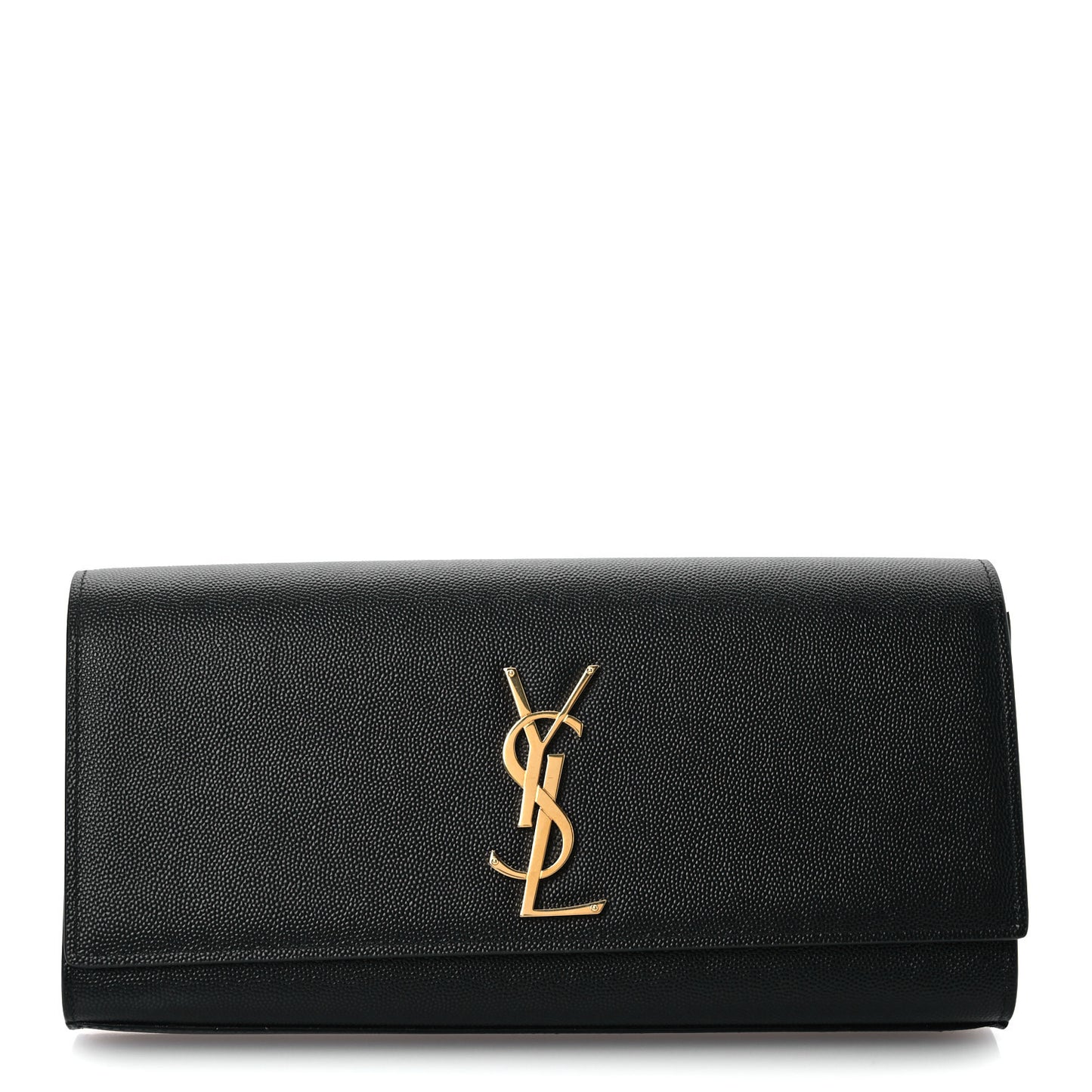 Grain De Poudre Monogram Cassandre Clutch Black