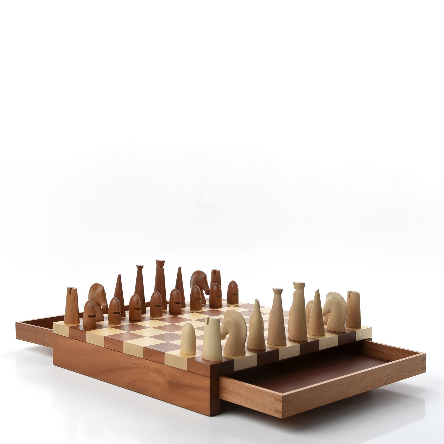 Hermes Sycamore Mahogany Lambskin Chess Game 7 of 8