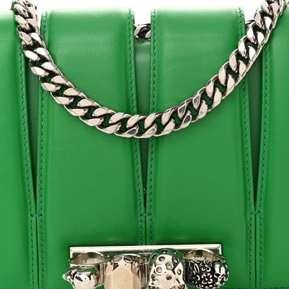 Alexander McQueen Calfskin Small Slash Bag Bright Green 7 of 9