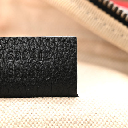 Gucci Grained Calfskin Logo Belt Bag Black 7 of 11