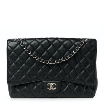 Chanel Caviar Quilted Maxi Single Flap Black 1 of 12