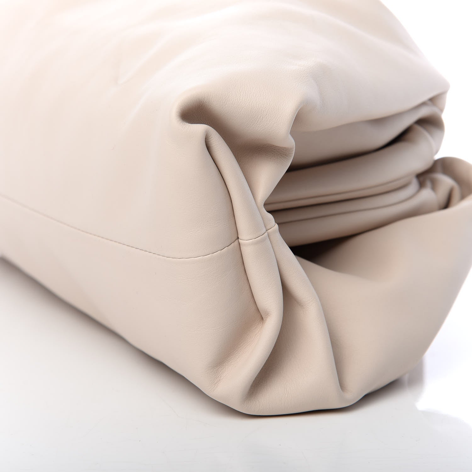 Bottega Veneta Smooth Butter Calf The Pouch Oversized Clutch Mist 6 of 9