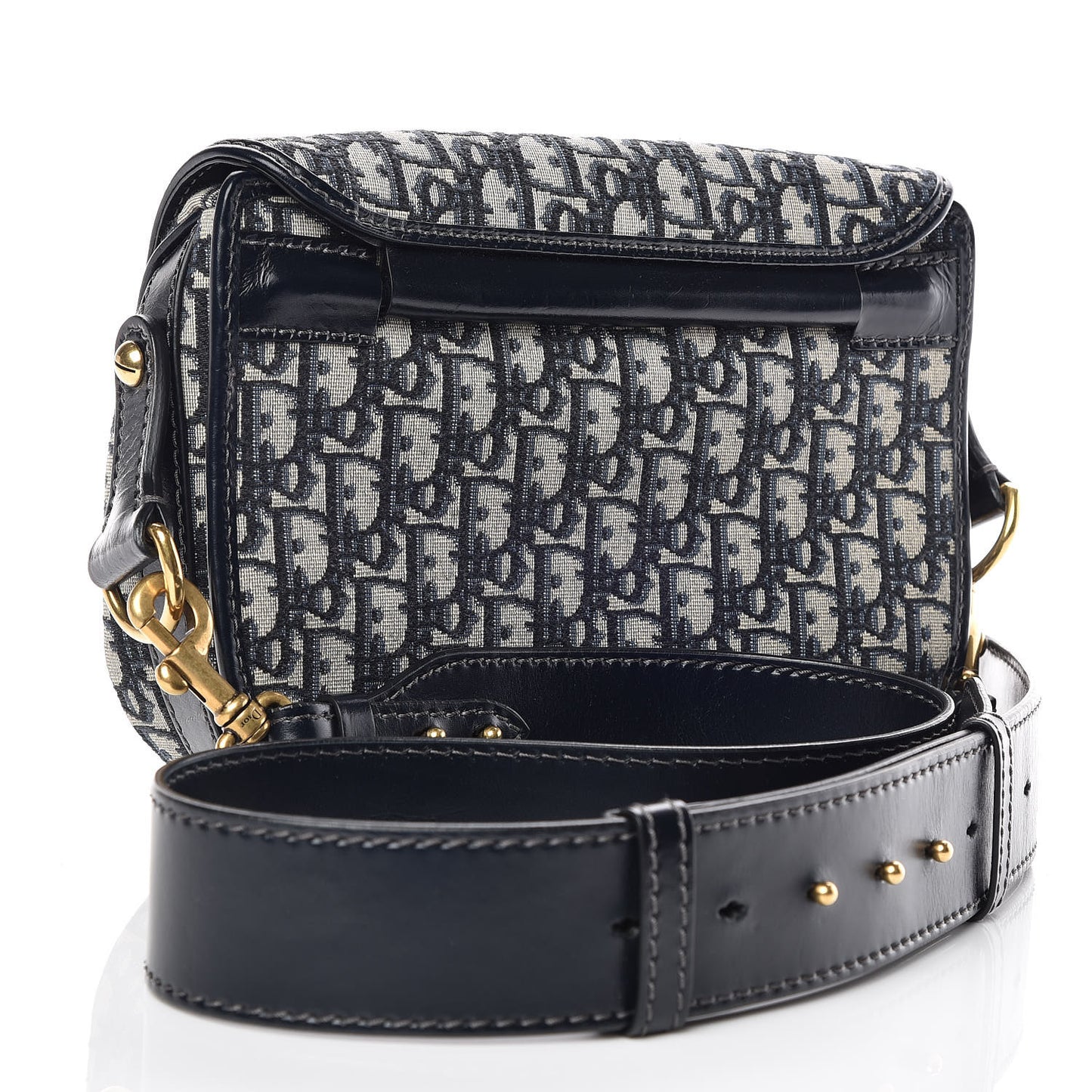 Oblique Crossbody Navy Blue