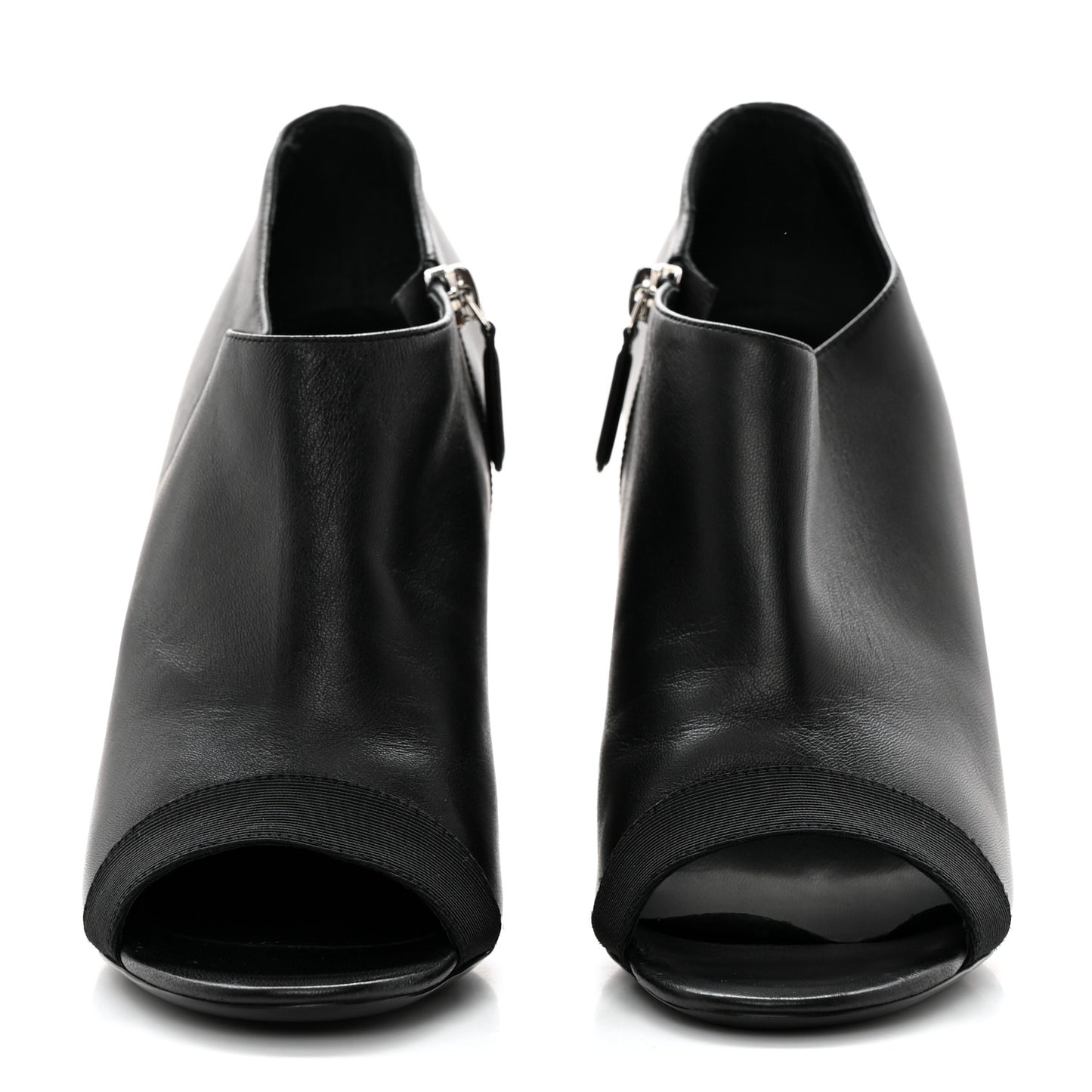 Lambskin Pearl Short Boots 39.5 Black