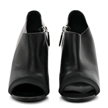 Chanel Lambskin Pearl Short Boots 39.5 Black 2 of 9