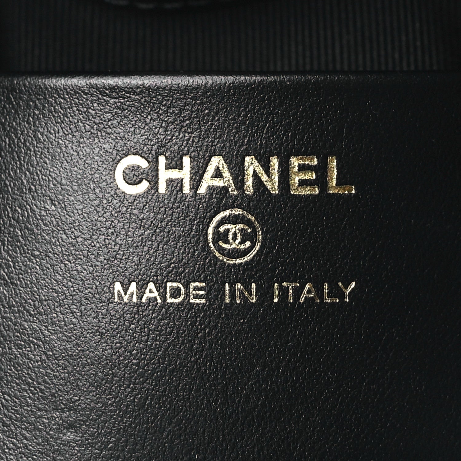 Chanel Shiny Crumpled Calfskin Quilted Nano 31 Shopping Bag Dark Beige Black 6 of 11